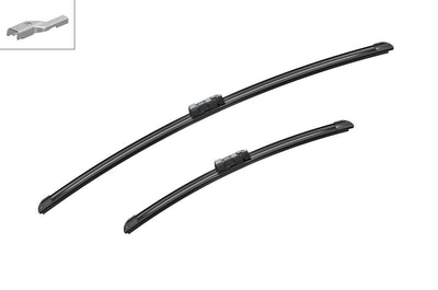 Bosch 3397014543 Front Wiper Blade Set Aerotwin 650+425mm Peugeot Partner Citroen Berlingo Opel Combo E 18- — Wipers