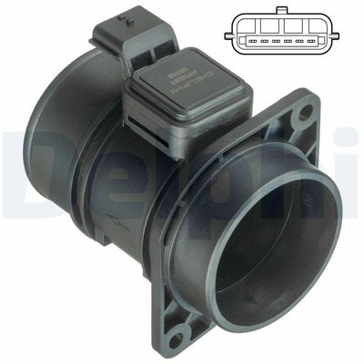 Delphi AF10367-12B1 Air Flow Sensor - Compatible with 08 Kangoo, 06 Megane II, 07 Master — Engine Management Sensors
