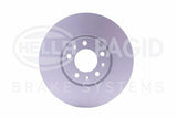 HELLA Pagid Brake Disc 8DD355117-331 - Ventilated Front Disc for Peugeot 508 and 308 — Brake Rotors & Drums