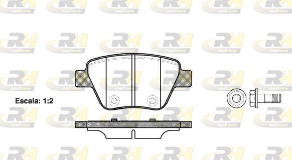 ROADHOUSE 21420.00 Brake Pad Rear Vag Caddy-Golf6-Jetta-A3-Leon-Octavia 04 > — Brake Pads