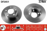 TRW DF2651 Disc Brake - Compatible with Passat B5 & B5 Variant — Brake Rotors & Drums