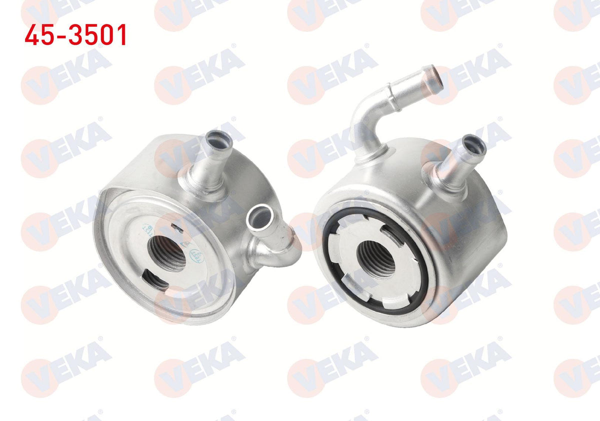 Veka 45-3501 Oil Cooler Single with Gasket Renault Clio Symbol-Kangoo 1.5 dCi 65 Ps 1998-2005 / Dacia Logan 1.5 — Oil System
