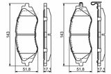 BOSCH Front Brake Pads