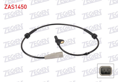 Zegen ZAS1450 ABS Sensor Rear Left Nissan Qashqai II 13-/ Renault Kadjar 15-22 — Brake Sensors & ABS