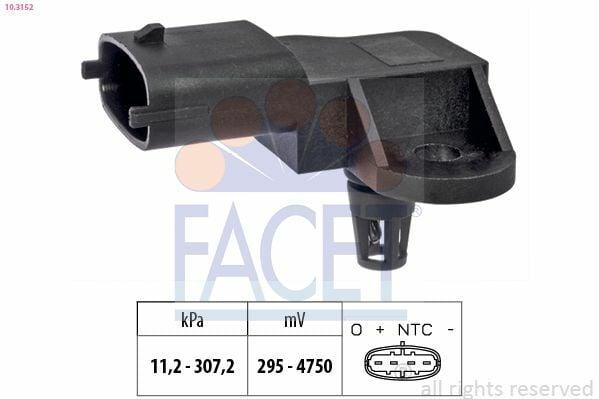 FACET Map Sensor for Chevrolet Captiva C100 - Optimized Performance — Engine Management Sensors
