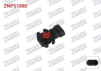 Zegen ZMPS1080 Map Sensor Laguna II 1.9Dci-2.0i 2001-2007 / Megane II 2.0 2003-2009 / Traffic II — Engine Management Sensors