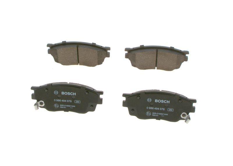 BOSCH 0986494078 Brake Pads - Front Disc Brake Set for Hyundai Accent, Era, i20