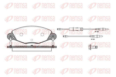 REMSA 0827.04 Brake Pad C5 I Berlina Break Dc_ De_ 03 Xx — Brake Pads