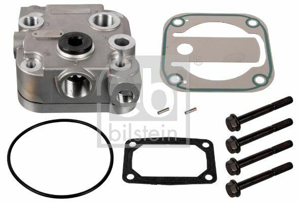 FEBI Compressed Air Compressor - Cylinder Head Assembly — Cylinder Head & Block