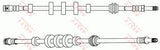 TRW PHB617 Brake Hose - Performance Upgrade for A4 A5 Models — Brake Hydraulics