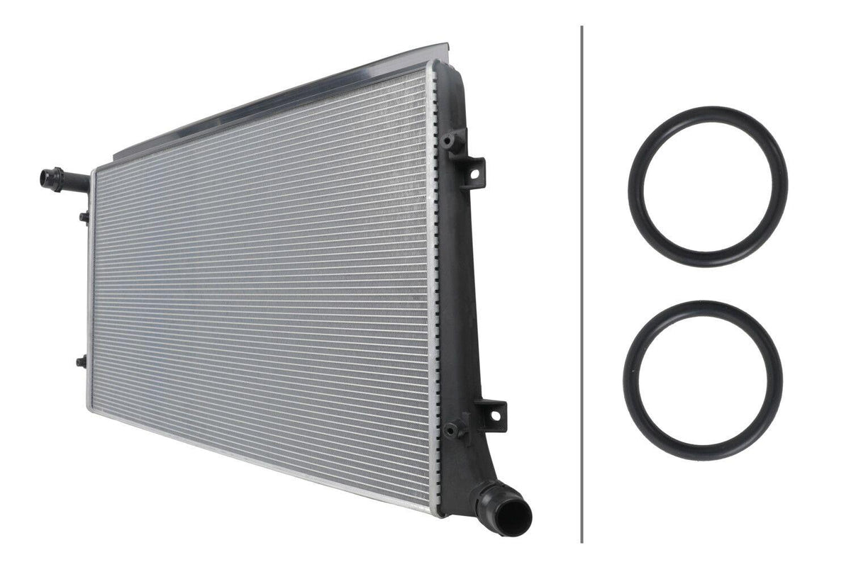 Hella 8MK366301-071 Motor Su Radiator Automatic 1.9 TDI Caddy III 04 > 10 Golf V Jetta III 05 > 10 Passat — Radiators & Fans