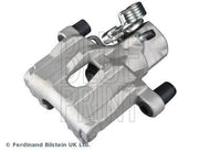 blueprint rear brake caliper adbp450016, view of the rear brake caliper installed, technical specifications of brake caliper BLUEPRINT ADBP450016 Rear Brake Caliper - Fit for Focus II, Mazda 3 & Volvo S40 II | 1.66 kg BLUEPRINT ADBP450016 Rear Brake Caliper - Focus, Mazda, Volvo blueprint, brake-caliper, auto-parts, focus-ii, mazda-3, volvo-s40, rear-brake-caliper, mechanics, car-owners, ai-generated