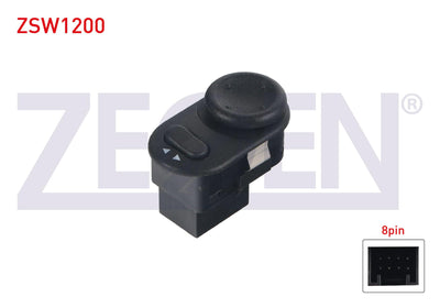 Zegen ZSW1200 Mirror Ayar Switch 8 Pin Opel Corsa C-Astra G-Vectra B-Combo C-Meriva A 1995-2006