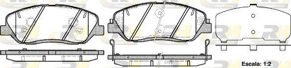 ROADHOUSE 21226.02 Brake Pad Santa Fé I Sm 02 01-02 06 — Brake Pads