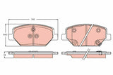 TRW Brake Pad Front 17 for Opel Insignia B 2017 and On — Brake Pads