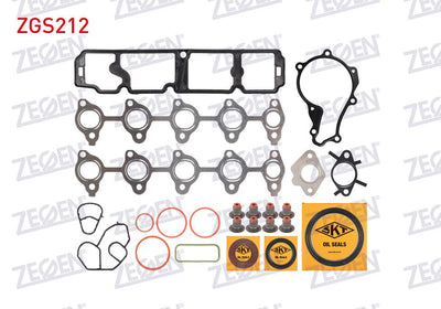 Zegen ZGS212 Motor Set Gasket Full (Skc None) (Skt with Seal) Euro 5 Citroen Berlingo-Peugeot Partner-301-3 — Gaskets & Seals