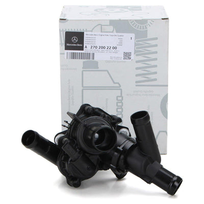 Mercedes-Benz W176 A180 Complete Thermostat - Original for Gasoline Vehicles — Water Pump & Thermostat