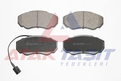 AP 05P966 Brake Pad Front with Connector Fiat Ducato 2.8 TDI 2002-2006 / Ducato 2.3 JTD 2002-2006 / Ducato 2.0 J — Brake Pads