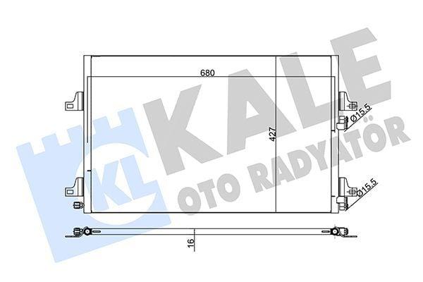 Kale Radiator 342590 - Climate Condenser for Espace IV — Radiators & Fans