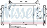Nissens 627035 Radiator for 205 626 — Radiators & Fans