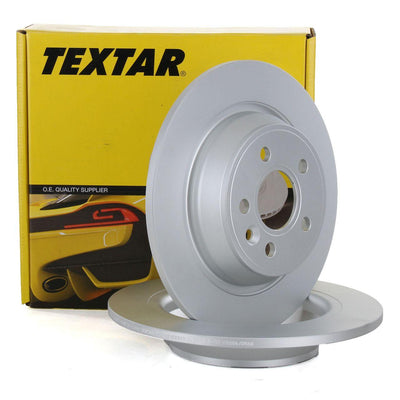 Textar 92159303 Ford Mondeo 2007-2014 Rear Brake Disc Set (2 Pieces) Focus Mondeo Kuga 05-15 Rear Set — Brake Rotors & Drums