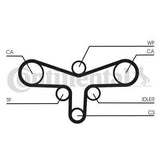Continental CTAM CT920 Timing Belt - Compatible with 1997-2006 Passat 2.8 V6 — Belts