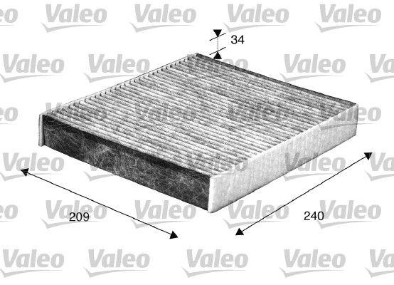 Valeo 698883 Cabin Air Filter with Carbon-(Ford Focus Cmax 03-Mondeo 07-14-Kuga 08-12) — Air & Cabin Filters