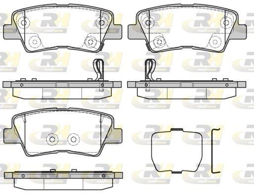 ROADHOUSE 21362.30 Brake Pad Rear Hyundai Bayon 21 > Ioniq 16 > Nexo 18 > Tucson 15 > Kia Stonic 17 > Sportage 15 > Niro I 18 >