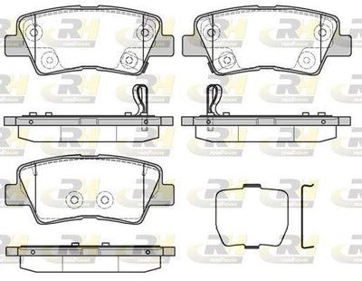 ROADHOUSE 21362.30 Brake Pad Rear Hyundai Bayon 21 > Ioniq 16 > Nexo 18 > Tucson 15 > Kia Stonic 17 > Sportage 1 — Brake Pads