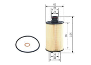 bosch oil filter f026407154 product image, oil filter dimensions and specifications BOSCH Oil Filter F026407154 - Replacement for Actyon, Korando, Rexton | Essential for Car Owners & Mechanics BOSCH Oil Filter F026407154 | For Actyon, Korando, Rexton oil-filter, bosch, car-maintenance, vehicle-repair, mechanics-tools, car-owners, auto-parts, engine-care, replacement-parts, ai-generated