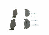 BOSCH 0986468873 Brake Pads - Quality Low-Metallic Material for Golf I, II, and Caddy