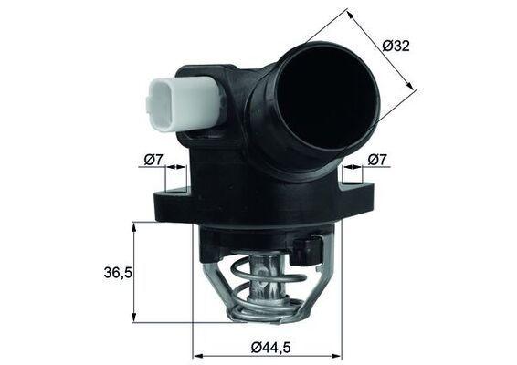 MAHLE Thermostat TM32103 - 103°C Opening Temperature — Water Pump & Thermostat