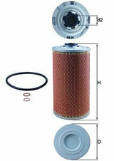 MAHLE OX39D Oil Filter - BMW E30, E28 — Oil Filters
