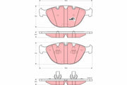 trw front brake pads for bmw x5 e53, brake pads set for disk brakes, trw gdb1529 specifications TRW Front Brake Pads for BMW X5 E53 2000-2006 - Durable and Reliable | Set for Disk Brakes TRW Front Brake Pads for BMW X5 E53 - Reliable Performance trw, brake-pads, bmw-x5-e53, car-parts, disk-brakes, durable-brakes, replacement-parts, brake-maintenance, automotive-accessories, ai-generated