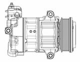 Mahle A/C Compressor for Ford Focus 2018 (1.5TDCI) - Original Equipment