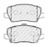 FERODO FDB5037 Brake Pad Set - Front Brake Pads for 18-Picanto