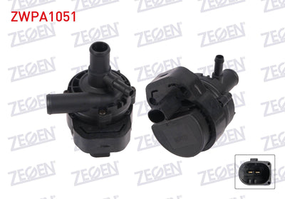 Zegen ZWPA1051 Auxiliary Water Pump Mercedes C Series (W204) 2007-2014 / Glk Series (X204) 2008-201 — Water Pump & Thermostat