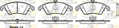 ROADHOUSE 21304.00 Brake Pad C Class W204 S204 01 07 — Brake Pads