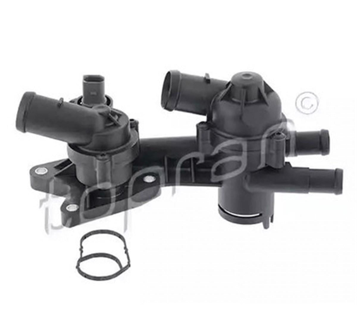 TOPRAN Volkswagen Passat Thermostat Housing - 1.4 TSI Model — Water Pump & Thermostat