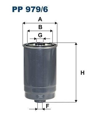 FILTRON PP979-6 Fuel Filter — Fuel Delivery