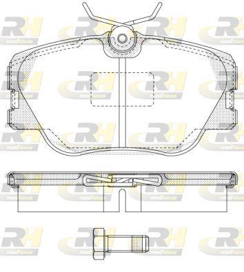 ROADHOUSE 2189.00 Brake Pad 190 W201 10 82-08 93 — Brake Pads