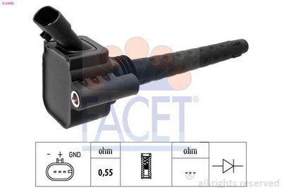 Facet 9.6449 Ignition Coil Bravo Punto Evo 500X A.Romeo Guiletta Lancia Delta III Jeep Renegade 1.4 — Coils & Plugs