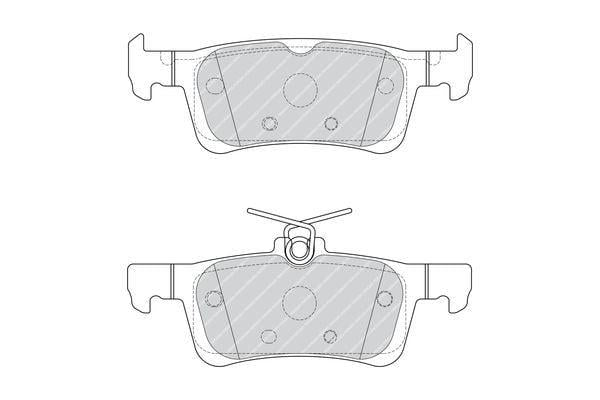 ferodo-fdb4695-rear-brake-pad, ferodo-p308-ii-brake-pad-performance FERODO FDB4695 Rear Brake Pad for P308 II - Reliable Performance for Car Owners & Mechanics | 16mm Thickness FERODO FDB4695 Rear Brake Pad - Premium Quality for P308 II ferodo, rear-brake-pad, p308-ii, car-maintenance, mechanic-tools, high-performance-brakes, automotive-parts, car-owners, brake-system, ai-generated