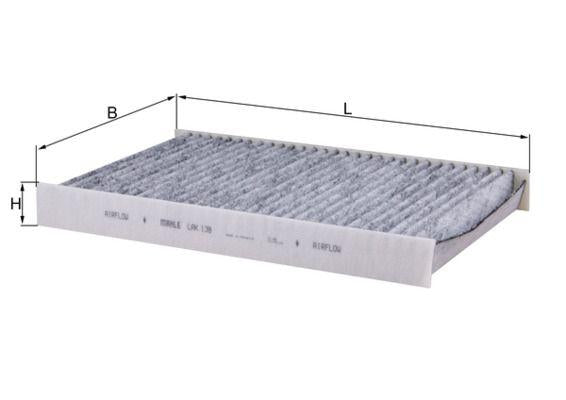 Mahle LAK138 Cabin Air Filter 307 / 308 / C2 / C3 / C4 / Ds4 + Ca — Air & Cabin Filters