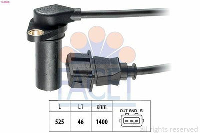 FACET 9.0068 Crankshaft Sensor for Audi A4, A6 & Passat — Pistons & Rotating