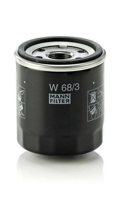 Mann W68-3 Oil Filter Toyota Corolla AE92/AE101/AE111 88-02 Yaris/Avensis/Corona/Auris/C-HR — Oil Filters