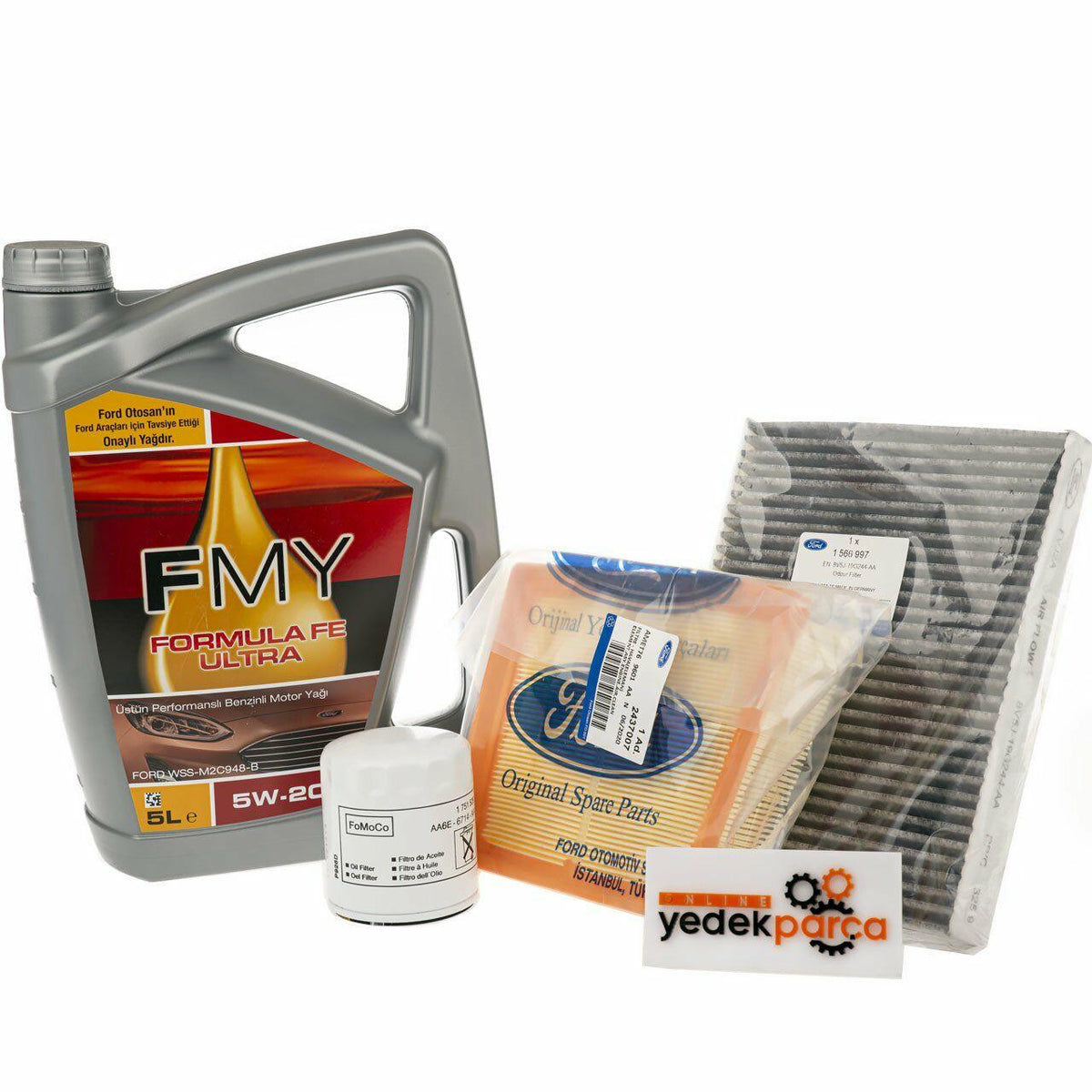 Ford B-Max 2012-2016 Ecoboost Maintenance Oil Change Kit - Original Parts for B-Max — Fluids & Chemicals