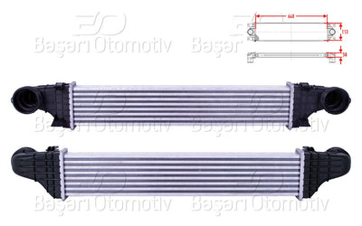 Wisco 3113837-00 Turbo Radiator (Intercooler) 648X113x50 Mercedes-Benz W211 E200 CDI E220 CDI 02 > — Radiators & Fans