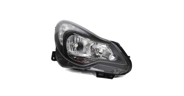 Opel Corsa D Smoke Headlight Right TYC 2011-2014 — Auto Parts Hall, Headlights