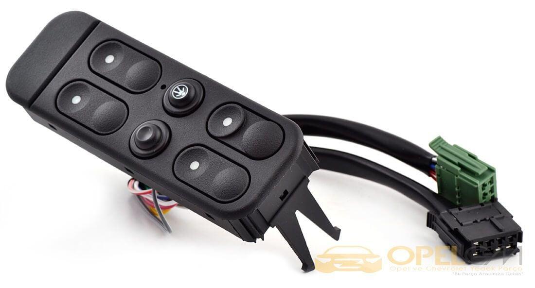 TAP Opel Vectra A 4-Piece Complete Window Switch — Switches & Relays